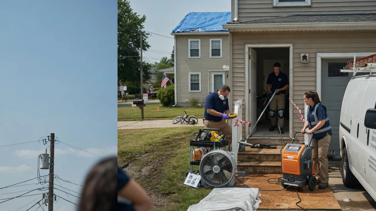 Water Damage Repair in Dunlow, WV near me